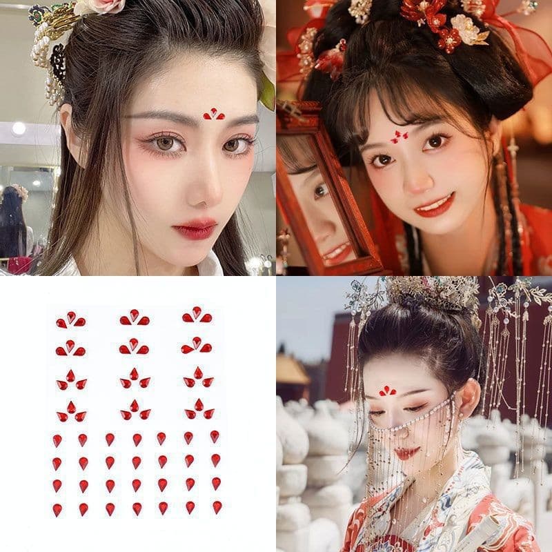 국경 간 댄스 볼 아이 얼굴 진주 메이크업 얼굴 메이크업 스티커 임시 문신 얼굴 다이아몬드 모조 다이아몬드 눈 스티커 눈물 밝은 다이아몬드 폭발